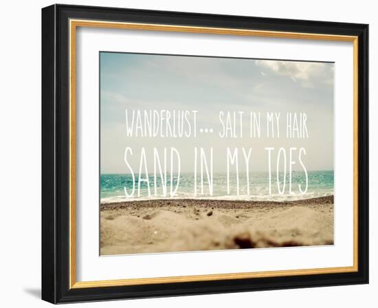 Sand in My Toes-Sarah Gardner-Framed Art Print