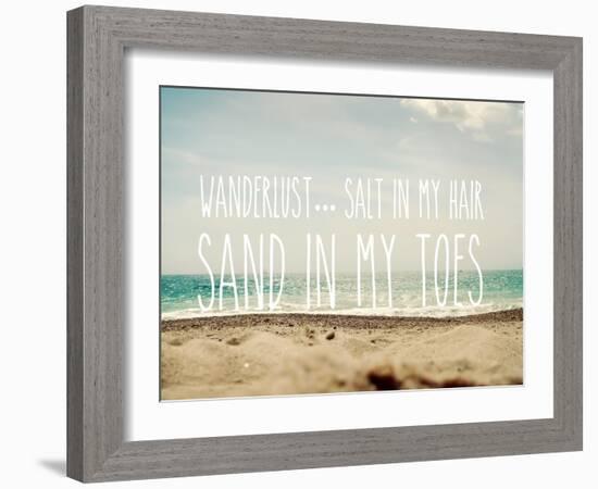 Sand in My Toes-Sarah Gardner-Framed Art Print