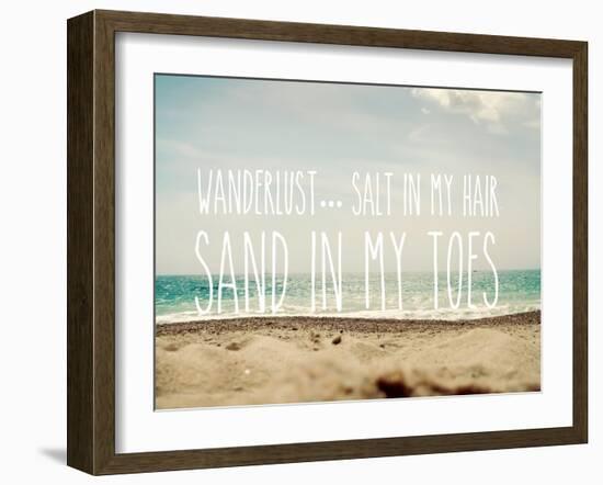 Sand in My Toes-Sarah Gardner-Framed Art Print