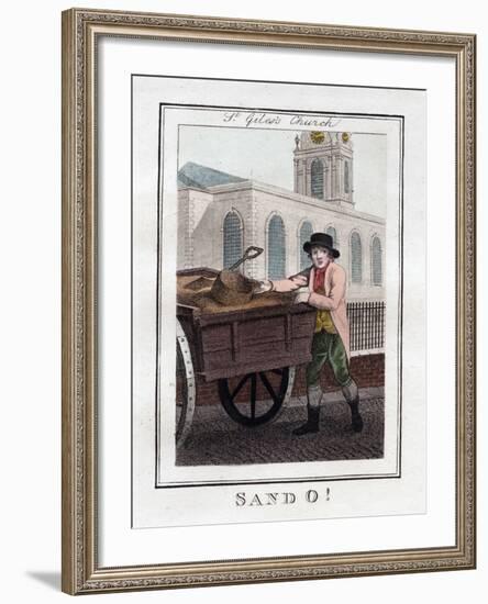 Sand O, St Giles's Church, London, 1805-null-Framed Giclee Print