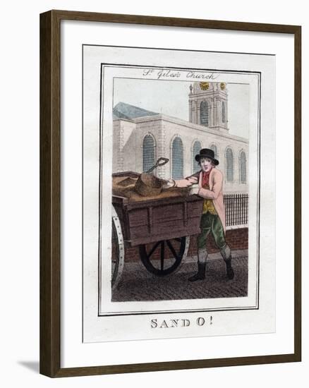 Sand O, St Giles's Church, London, 1805-null-Framed Giclee Print