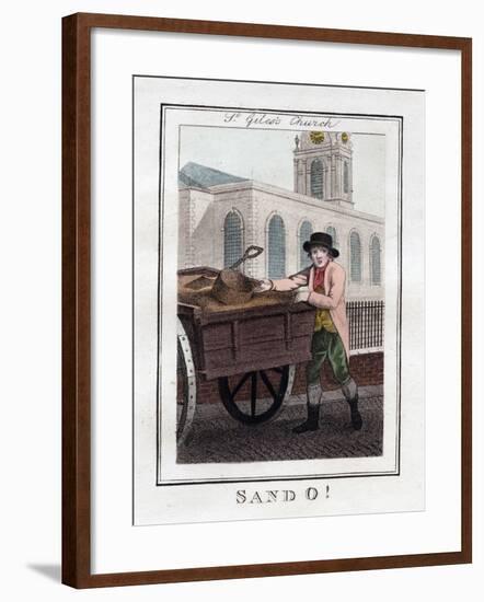Sand O, St Giles's Church, London, 1805-null-Framed Giclee Print