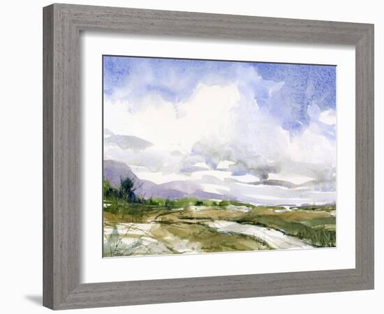 Sand Path-null-Framed Giclee Print