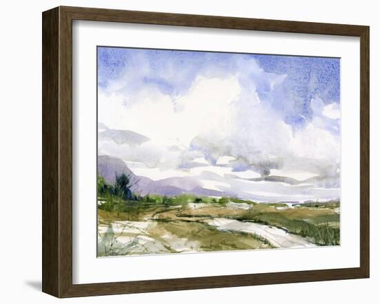 Sand Path-null-Framed Giclee Print