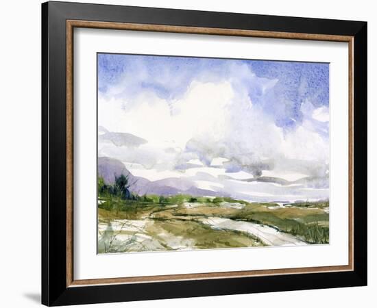 Sand Path-null-Framed Giclee Print