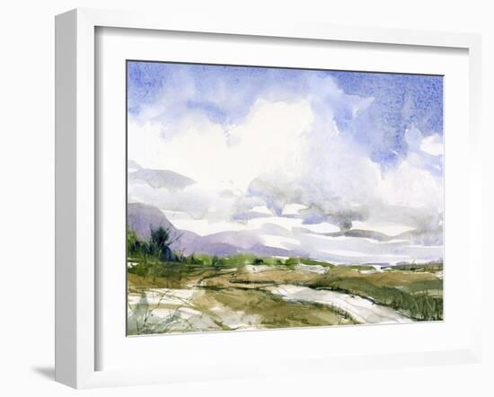 Sand Path-null-Framed Giclee Print