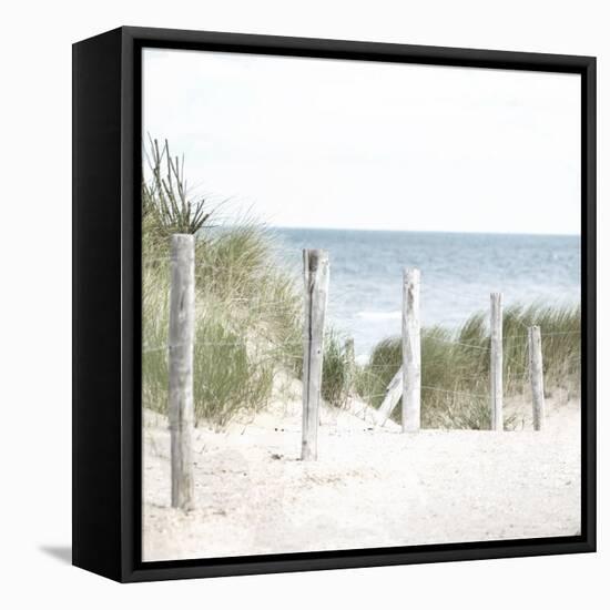 Sand Pathway-Kimberly Allen-Framed Stretched Canvas