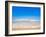 Sand Sea and Sky of Seventy Five Mile Beach, Fraser Island, UNESCO World Heritage Site, Australia-Matthew Williams-Ellis-Framed Photographic Print