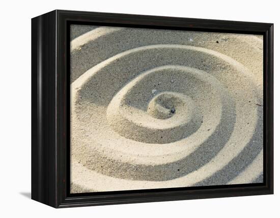 Sand Spirals-Amanda Hall-Framed Premier Image Canvas