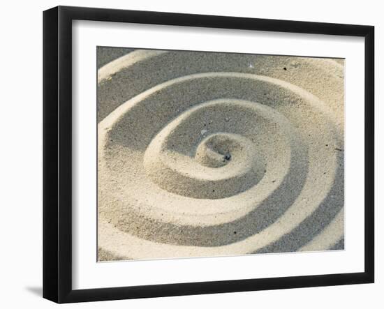 Sand Spirals-Amanda Hall-Framed Photographic Print