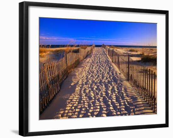 Sand Trail on Santa Rosa Island-Joseph Sohm-Framed Photographic Print