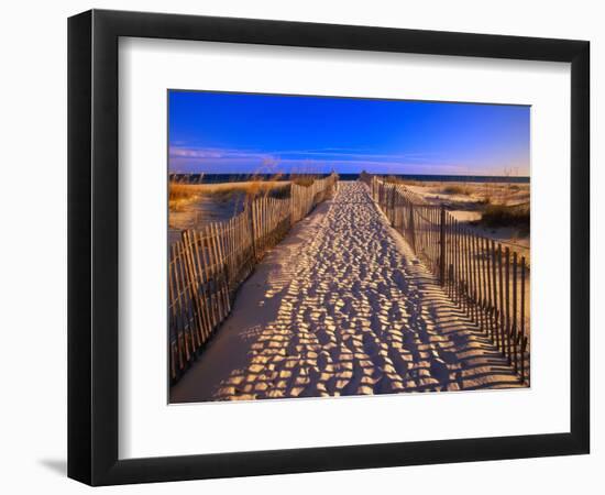 Sand Trail on Santa Rosa Island-Joseph Sohm-Framed Photographic Print