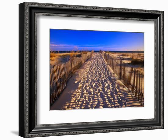 Sand Trail on Santa Rosa Island-Joseph Sohm-Framed Photographic Print