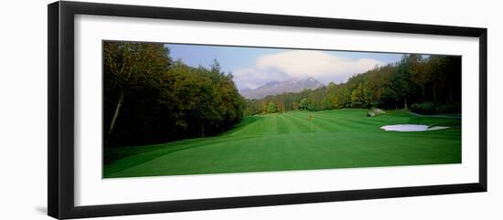 Sand Trap in a Golf Course, Grandfather Golf and Country Club, Linville, Avery County-null-Framed Photographic Print