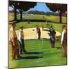 "Sand Trap," July 3, 1948-John Falter-Mounted Giclee Print