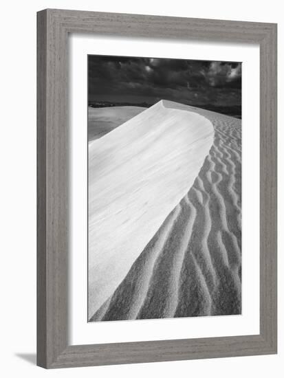 Sand Wind and Light No 3 BW-Istv?n Nagy-Framed Photographic Print