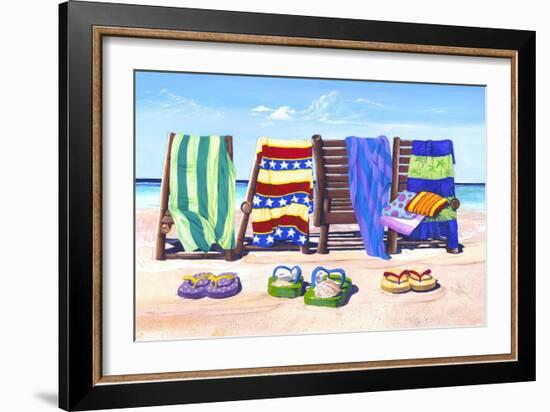 Sandals and Seats-Scott Westmoreland-Framed Art Print