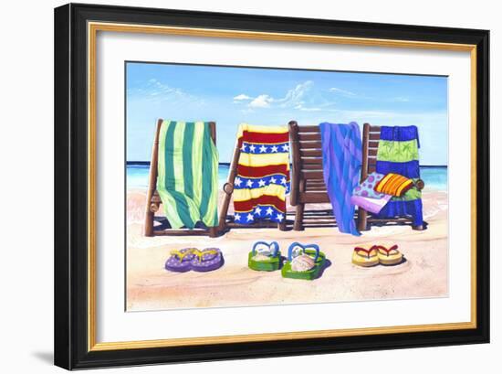 Sandals and Seats-Scott Westmoreland-Framed Art Print