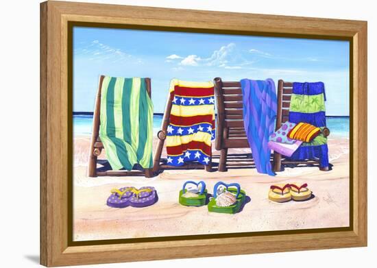 Sandals and Seats-Scott Westmoreland-Framed Stretched Canvas