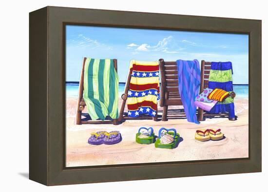 Sandals and Seats-Scott Westmoreland-Framed Stretched Canvas