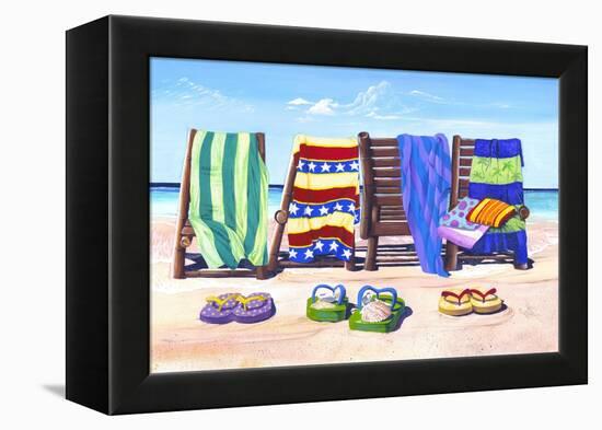 Sandals and Seats-Scott Westmoreland-Framed Stretched Canvas