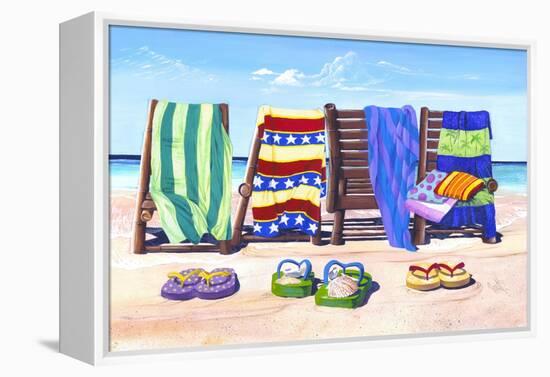 Sandals and Seats-Scott Westmoreland-Framed Stretched Canvas