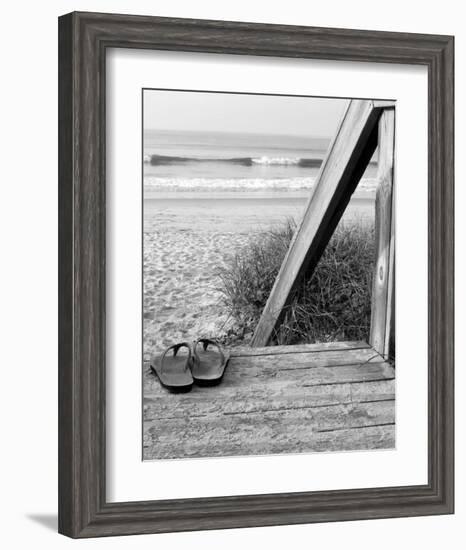 Sandals by the Sea-null-Framed Art Print