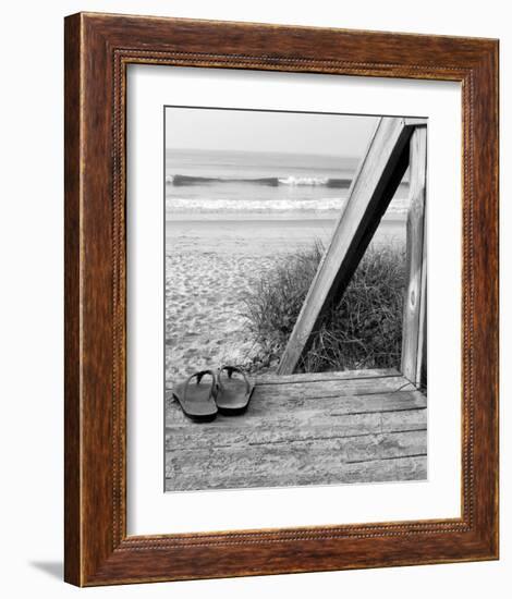 Sandals by the Sea-null-Framed Art Print