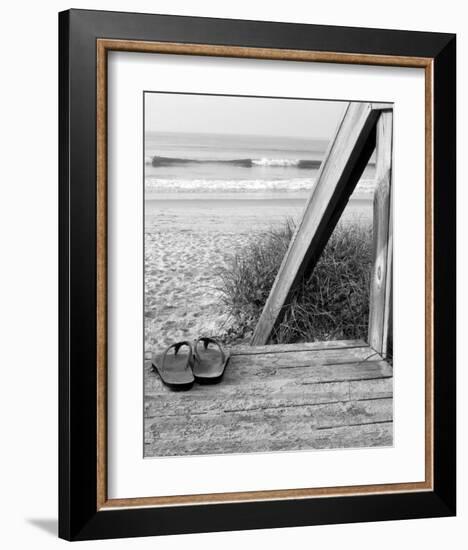 Sandals by the Sea-null-Framed Art Print