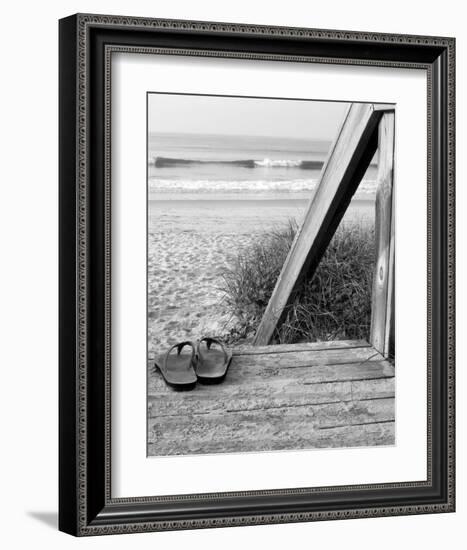 Sandals by the Sea-null-Framed Art Print