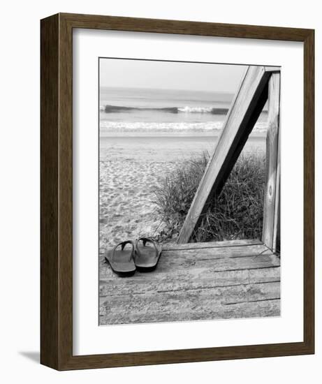 Sandals by the Sea--Framed Art Print