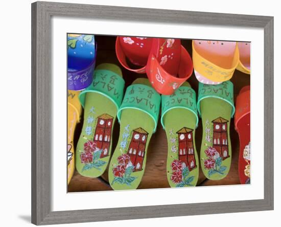 Sandals for Sale in Chinatown, Melaka, Malaysia-Peter Adams-Framed Photographic Print