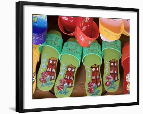 Sandals for Sale in Chinatown, Melaka, Malaysia-Peter Adams-Framed Photographic Print