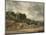 Sandbanks and a Cart and Horses on Hampstead Heath, C.1820-25 (Oil on Canvas)-John Constable-Mounted Giclee Print