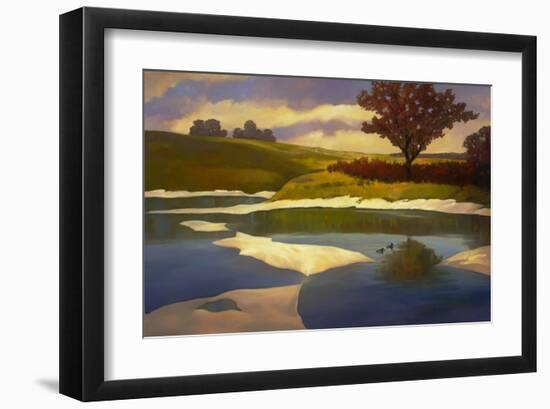 Sandbanks II-Graham Reynolds-Framed Art Print