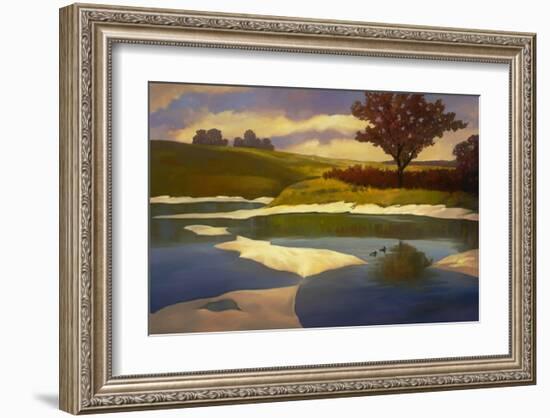 Sandbanks II-Graham Reynolds-Framed Art Print