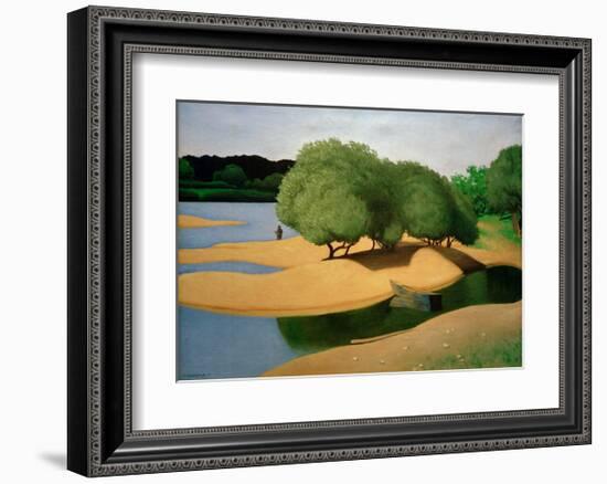 Sandbanks on the Loire-Félix Vallotton-Framed Giclee Print