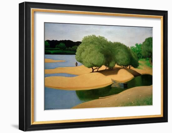 Sandbanks on the Loire-Félix Vallotton-Framed Giclee Print