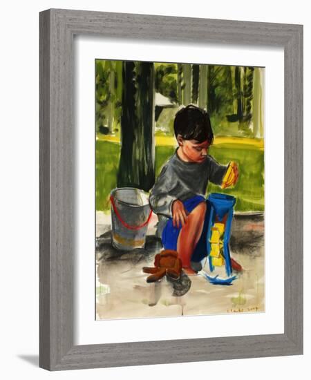 Sandbox, 2004-Daniel Clarke-Framed Giclee Print