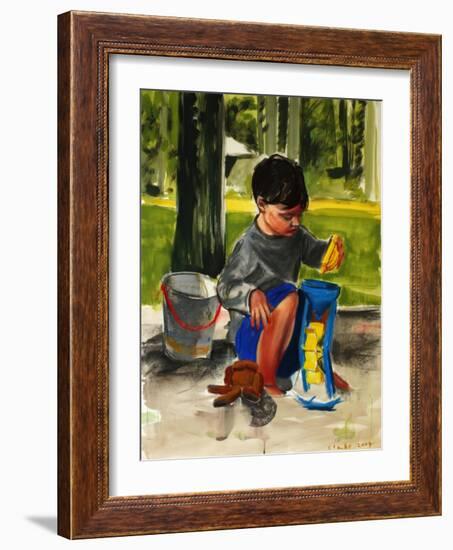 Sandbox, 2004-Daniel Clarke-Framed Giclee Print