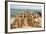 Sandcastle on the Beach-p.lange-Framed Art Print