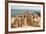 Sandcastle on the Beach-p.lange-Framed Art Print