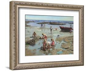 Sandcastles-Richard Harpum-Framed Art Print
