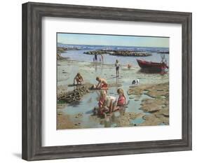 Sandcastles-Richard Harpum-Framed Art Print
