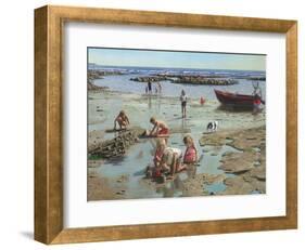 Sandcastles-Richard Harpum-Framed Art Print