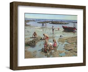 Sandcastles-Richard Harpum-Framed Art Print