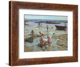 Sandcastles-Richard Harpum-Framed Art Print