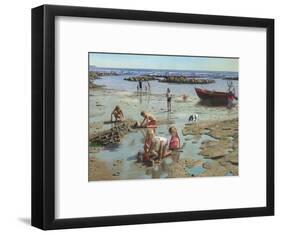 Sandcastles-Richard Harpum-Framed Art Print
