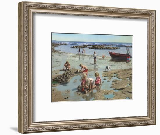 Sandcastles-Richard Harpum-Framed Art Print