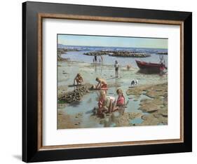 Sandcastles-Richard Harpum-Framed Art Print